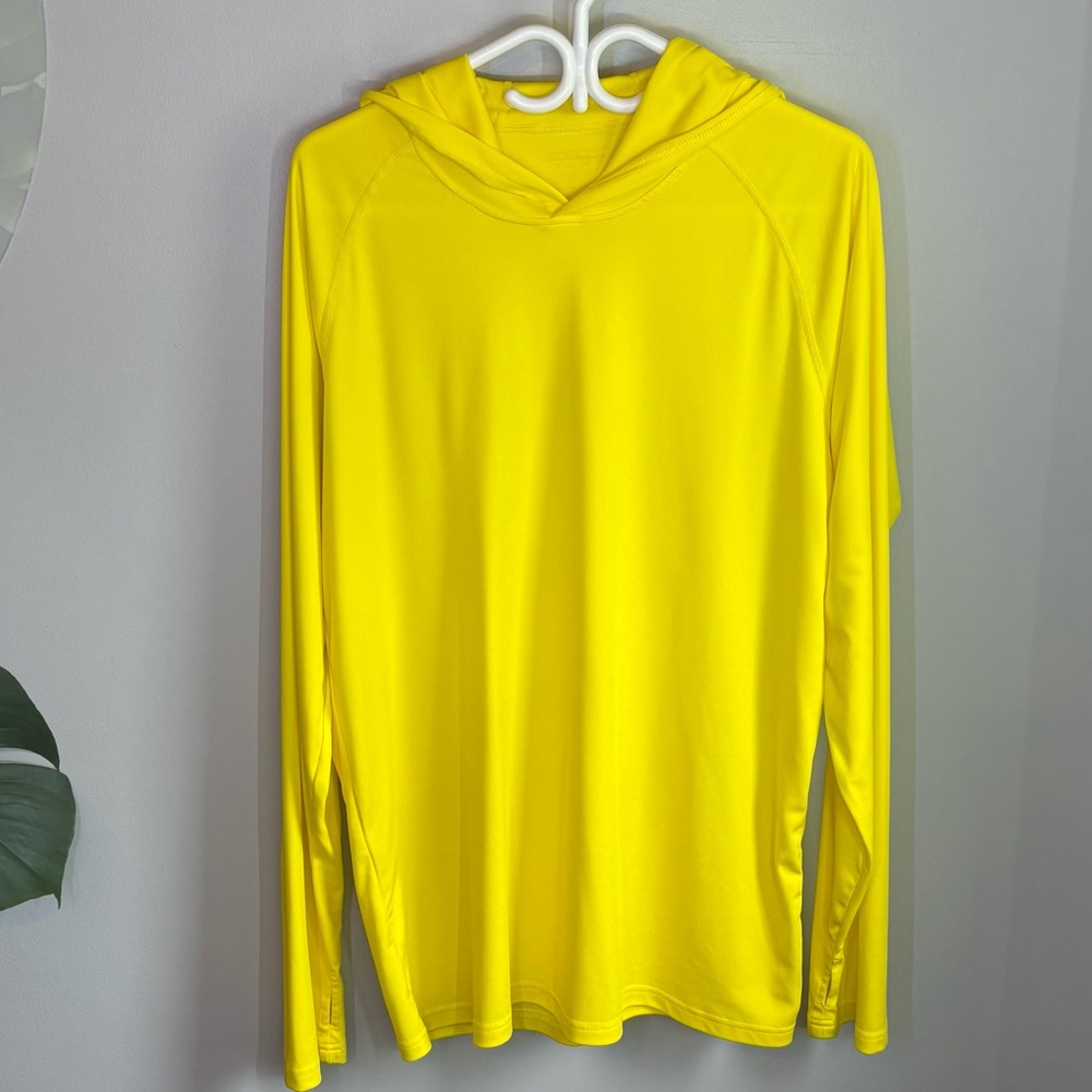 LACSINMO Mens UPF 50 T Shirt with Hood Long Sleeve Quick Dry Sun Shirt Size XL - Picture 3 of 11